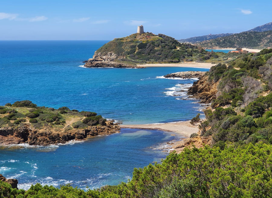 foto delle spiagge di Chia