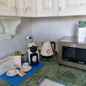 foto che ritrae un dettaglio della cucina di Casa Grace Pula